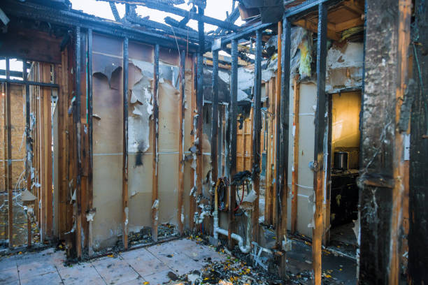 Professional Fire Damage Removal technician working in Prien, LA